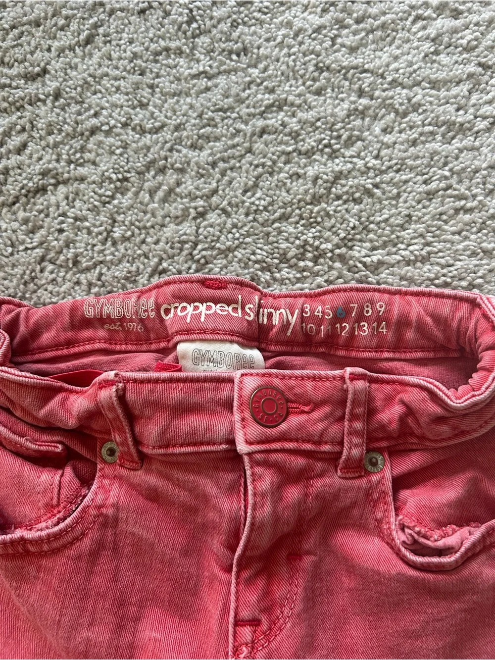 Gymboree Coral Pink Girls Pants